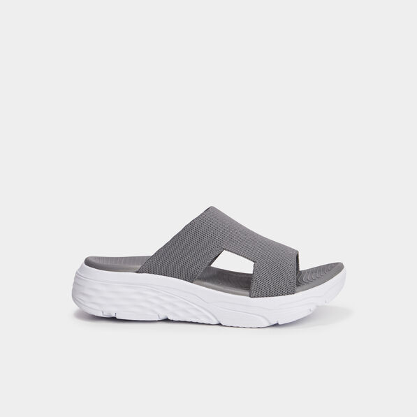 Mules compensées Confortissimo Flyknit gris femme