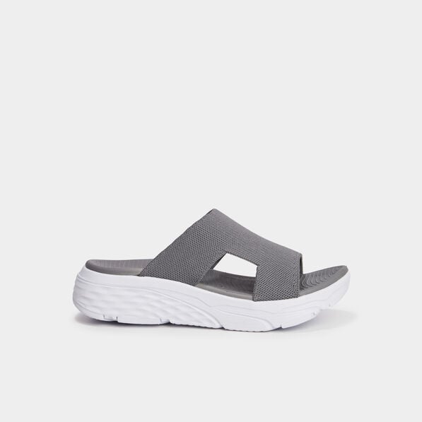 mules compensees confortissimo flyknit gris femme Mules compensées Confortissimo Flyknit gris femme