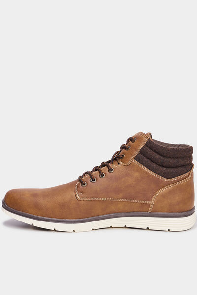 Bottines à lacets Bolanito marron homme