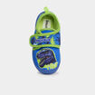 Chaussons &agrave; scratchs bleu gar&ccedil;on