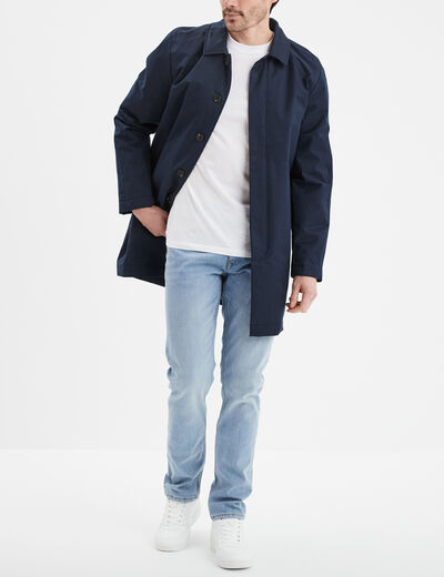Jeans denim straight 5 poches denim triple stone homme