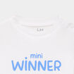 T-shirt manches courtes coton blanc b&eacute;b&eacute; gar&ccedil;on