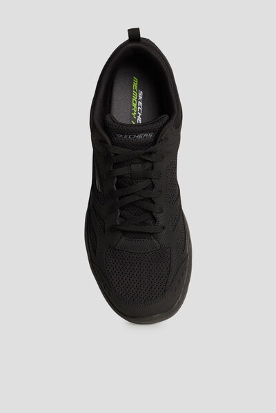 Baskets running mémoire forme Skechers noir homme