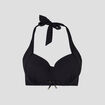 Haut de maillot de bain noir femme grande taille