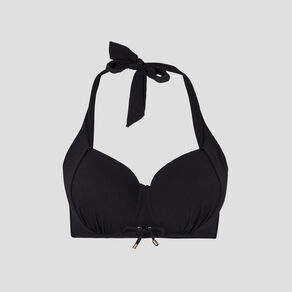 Haut de maillot de bain noir femme grande taille