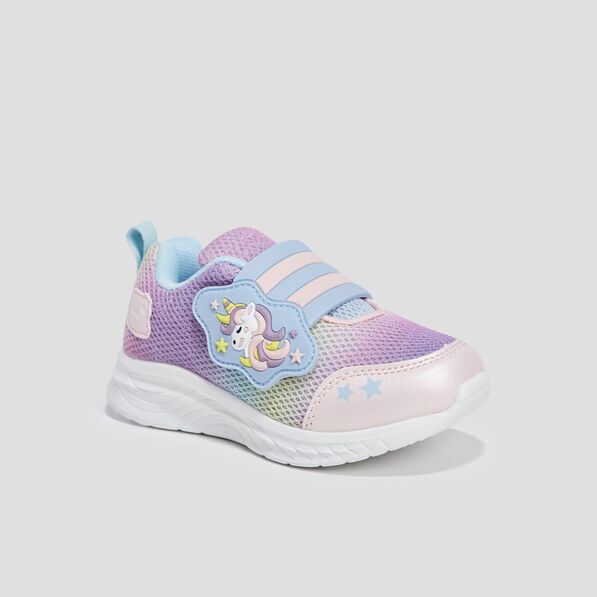 runnings a scratchs multicolore fille Runnings à scratchs multicolore fille