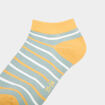 Lot 5 paires chaussettes basses orange corail gar&ccedil;on