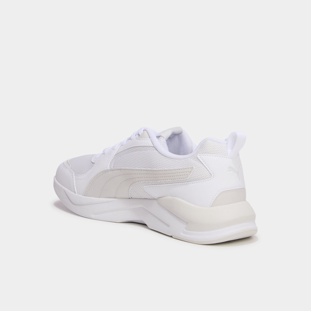 Baskets running &agrave; lacets Puma blanc homme