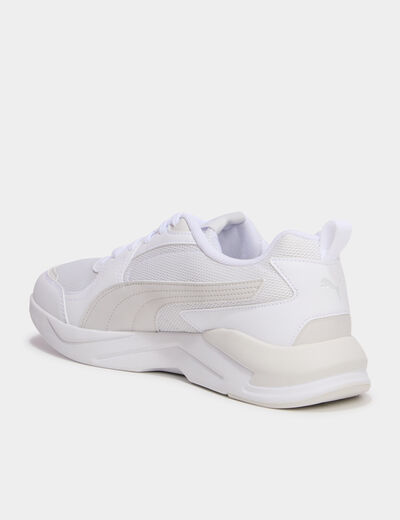 Baskets running &agrave; lacets Puma blanc homme