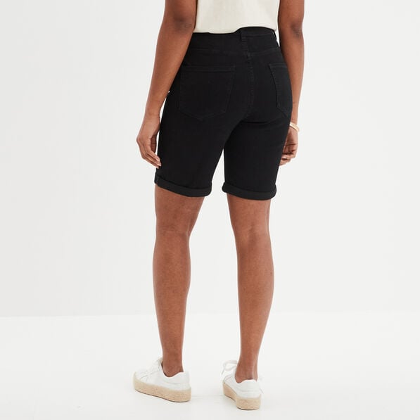 bermuda slim noir femme Bermuda slim noir femme