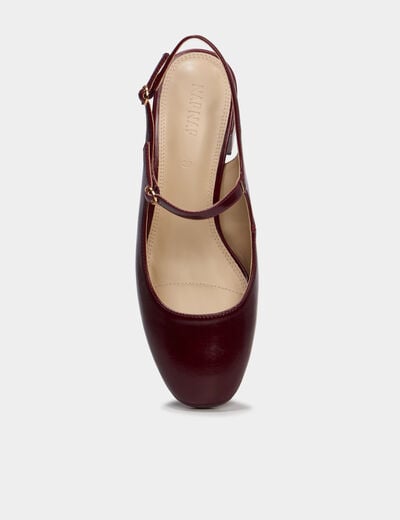 Escarpins vernis &agrave; talons rouge femme