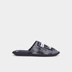 Chaussons mules noir homme