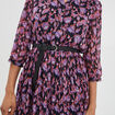 Ceinture avec boucle ronde noir femme