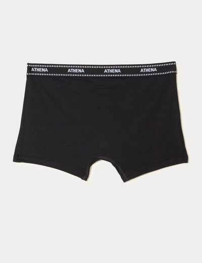 Lot 3 boxers coton majoritaire noir homme
