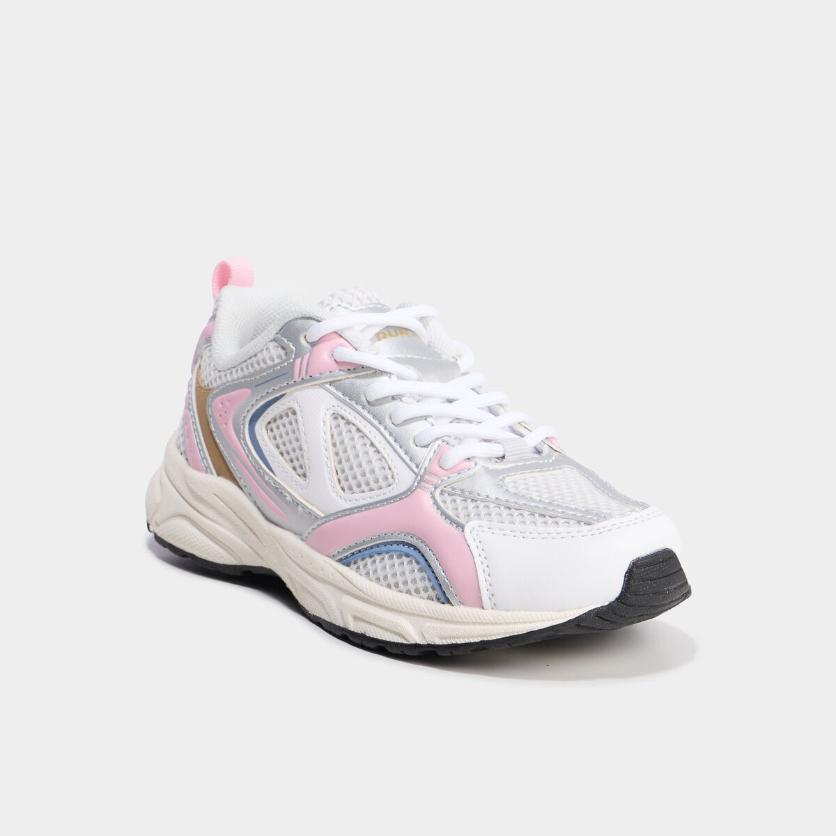 Baskets running m&eacute;moire de forme confort multicolore fille