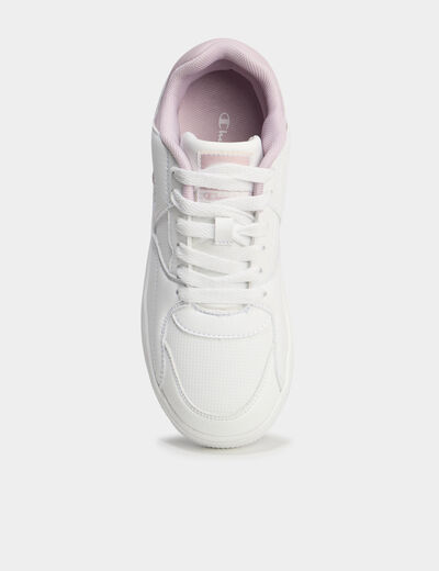 Tennis basses &agrave; lacets Champion rose femme