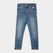 Jeans skinny taille ajustable denim double stone gar&ccedil;on