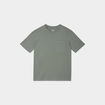 T-shirt oversize 1 poche manches courtes vert kaki garçon