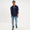 T-shirt avec manches courtes coton Kappa bleu gris homme