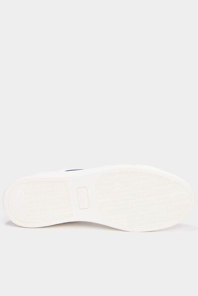 Tennis basses à lacets Kickers Reverse blanc homme
