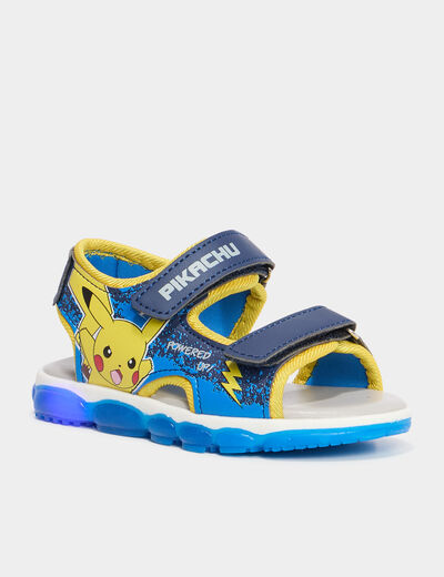 Sandales semelles lumineuses Pok&eacute;mon multicolore gar&ccedil;on
