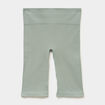 Short cycliste de sport c&ocirc;tel&eacute; stretch vert pastel femme