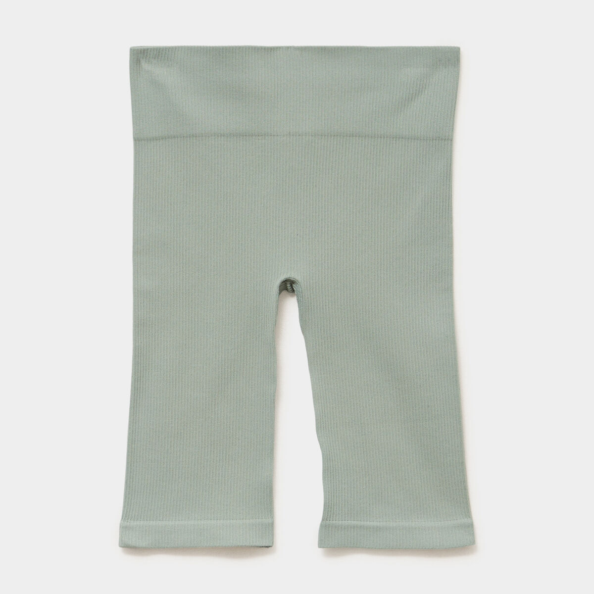 Short cycliste de sport c&ocirc;tel&eacute; stretch vert pastel femme
