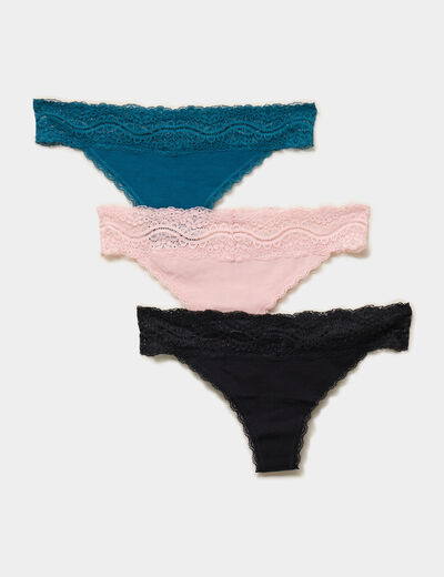 Tanga Femme Mojito Lingerie – Taille 34/36 – Couleur Fuchsia – Neuf Sans étiquette