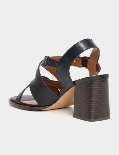 Sandales à talons Liberto noir femme