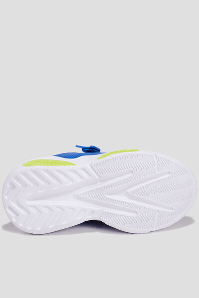 Baskets running à scratchs Liberto bleu garçon