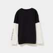 T-shirt manches longues coton Naruto noir garçon