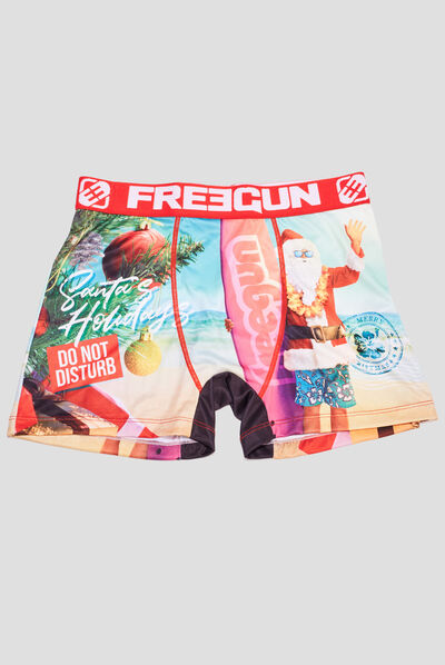 Boxer Freegun rouge homme
