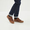 Sneakers semelles plates marron homme