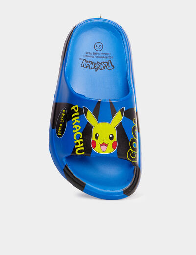 Claquettes Pokémon Pikachu bleu garçon