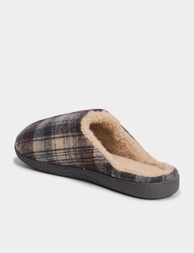 Chaussons mules Isotoner Ergonomie sable homme