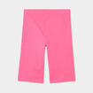 Legging cycliste coton taille élastiquée rose fushia fille