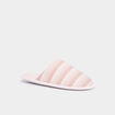 Chaussons mules rose femme