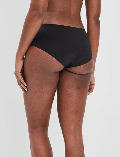 Shorty microfibre sans coutures noir femme