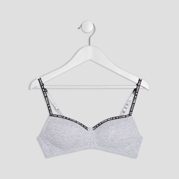 soutien gorge bandeau gris femme Soutien-gorge bandeau gris femme