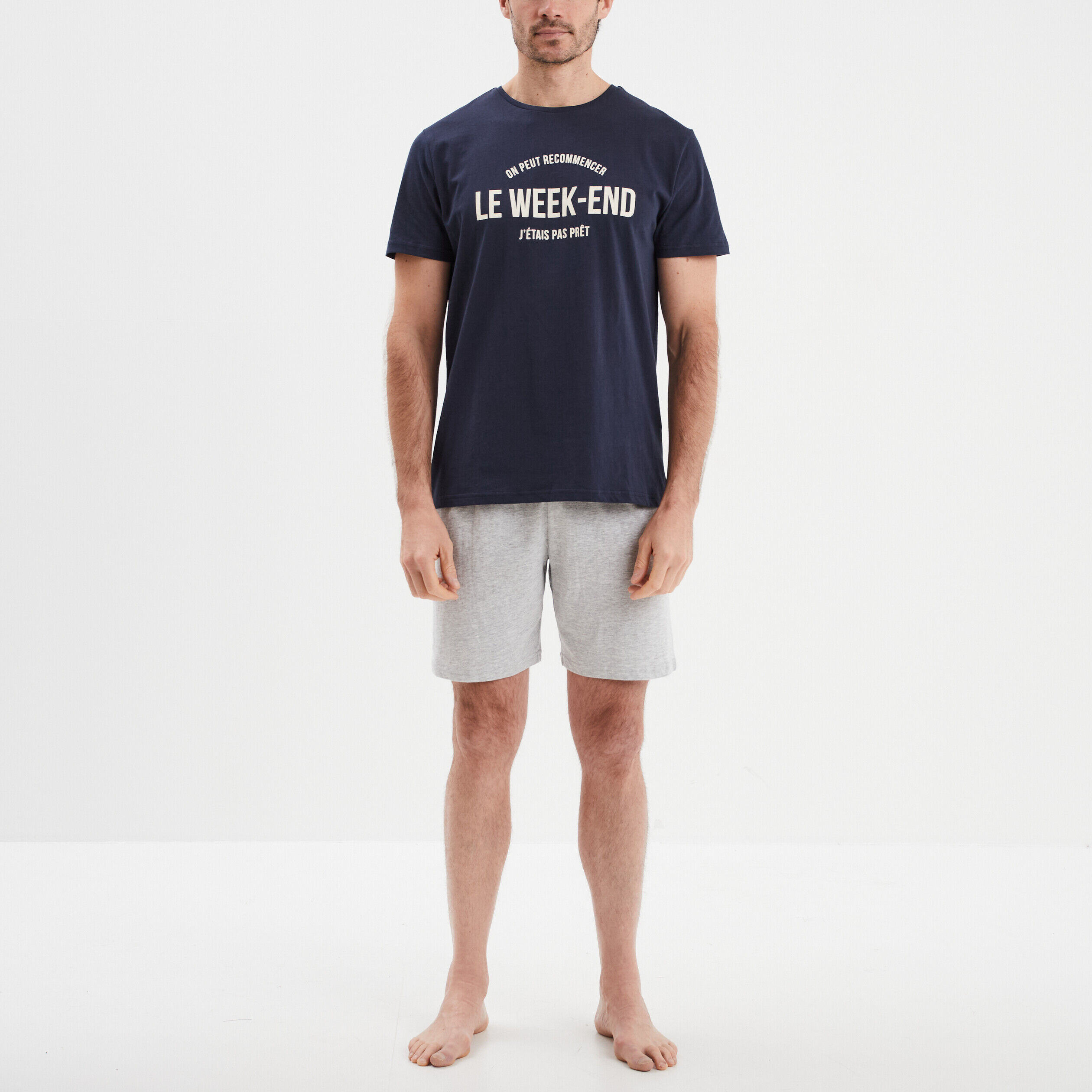 Ensemble 2 Pièces Homme – T-Shirt Manches Courtes & Short Imprimé Érotique – Polyester, Style Décontracté & Audacieux - 10