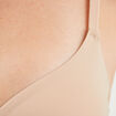 Soutien-gorge corbeille microfibre sable femme