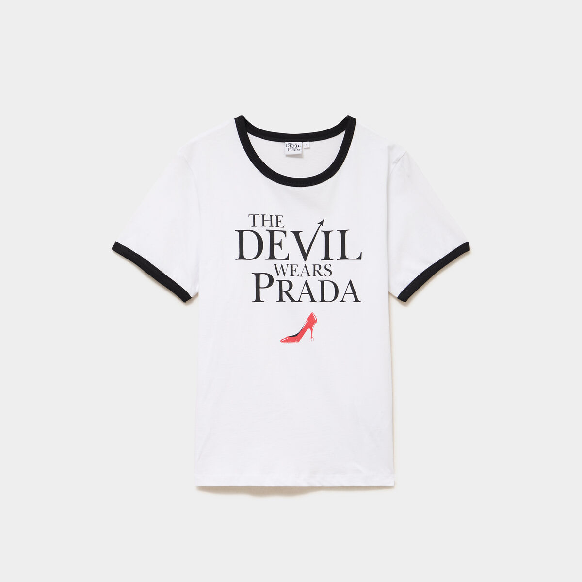 T-shirt coton Le diable en Prada blanc femme