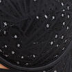 Soutien-gorge emboîtant fils métallisés noir femme
