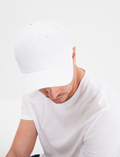 Casquette blanc homme
