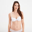Soutien-gorge corbeille paddé dentelle blanc femme