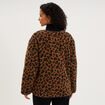 Veste r&eacute;versible matelass&eacute;e et polaire noir femme