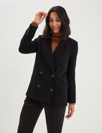 Vêtement Professionnel Décontracté LADI TREND Blazer Femme Manches 3/4 - Veste Costume Décontractée - Col Châle - Taille S-XXL Veste Costume Femme Manches 3/4 Vêtement Professionnel Décontracté LADI TREND Blazer Femme Manches 3/4 - Veste Costume Décontractée - Col Châle - Taille S-XXL Veste Costume Femme Manches 3/4