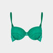 Soutien-gorge corbeille dentelle vert menthe femme