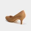 Escarpins à talons marron clair femme