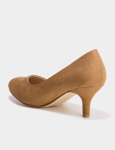 Escarpins à talons marron clair femme